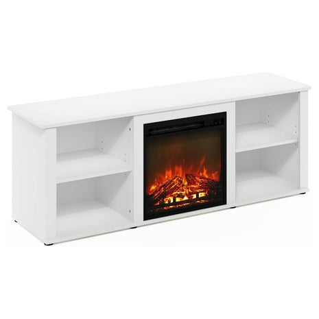 Classic 60" TV Entertainment Center with Fireplace