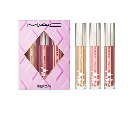 3-Piece MAC Women's Gloss Enthusiast Lipglass Air Lip Gloss Gift Set