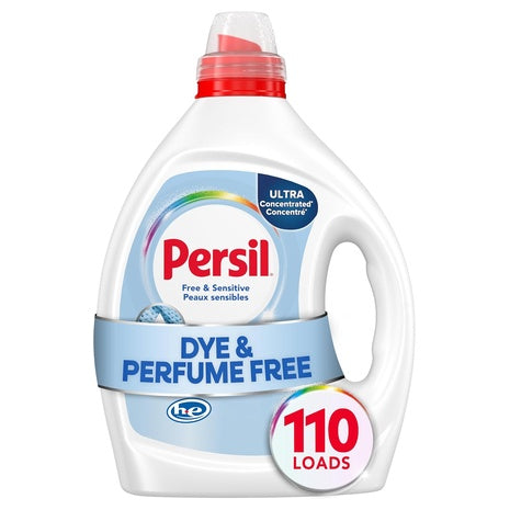 110 Loads Persil Free & Sensitive Laundry Detergent Liquid