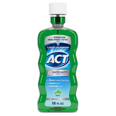 ACT Anticavity Zero Alcohol Fluoride Mouthwash