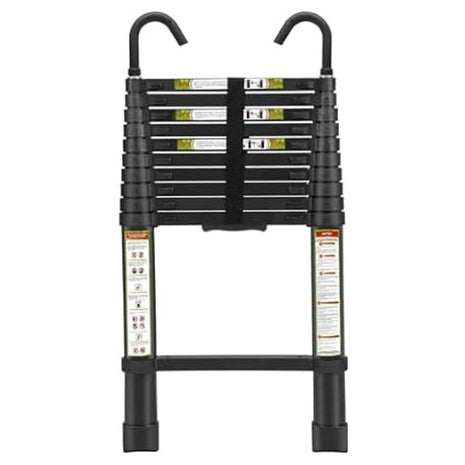 10.5ft Rikade Lightweight Collapsible Telescoping Ladder