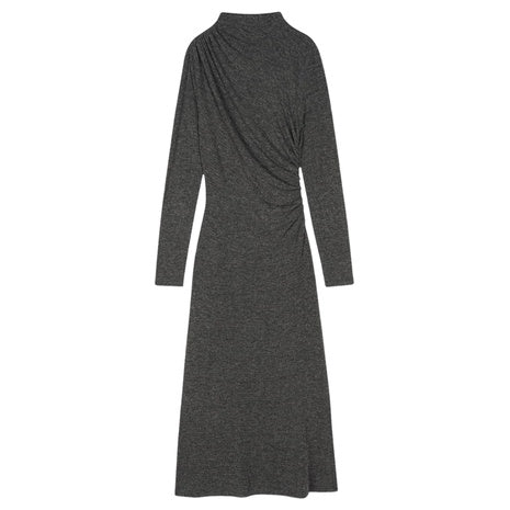 Rails Gathered Jersey Midi Dress