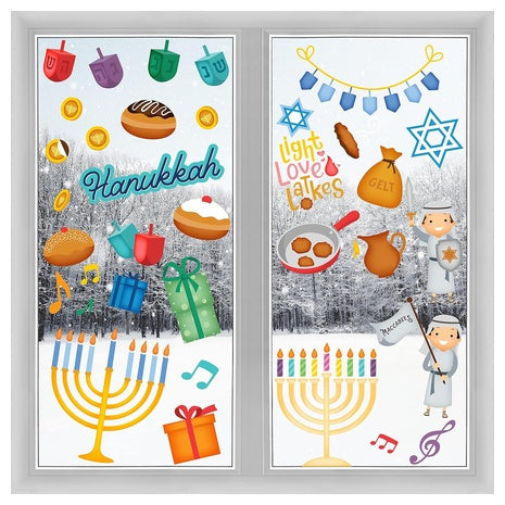 Chanukah Window Clings