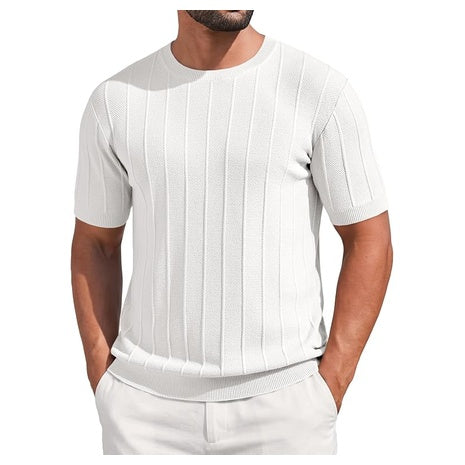 Men's Knit Short Sleeve T-Shirts (4 Colors)