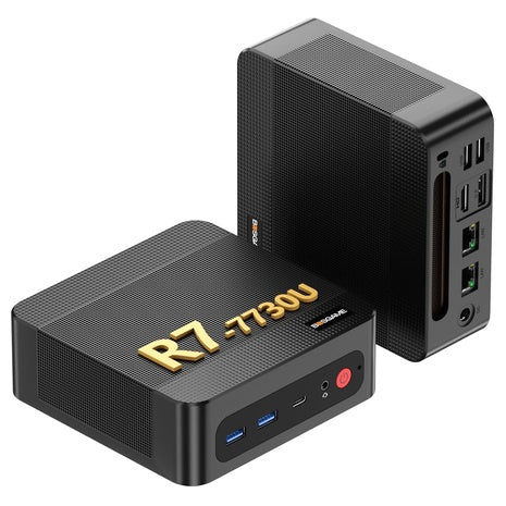 BOSGAME P4 4K UHD Desktop (Ryzen 7 7730U / 16GB RAM / 1TB SSD)