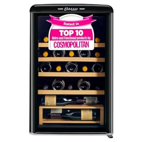 Unique Appliances 125CRWFB Retro 21" 28-Bottle Wine Cooler