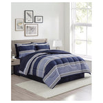 8-Piece Macy's Aiden Striped Comforter Sets (Various Colors)