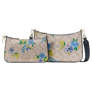 Kate Spade Women's Duet Spade Flower Floral Crossbody