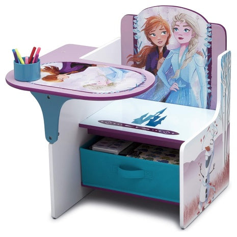 Delta Children Frozen II Chair Desk with Storage Bin