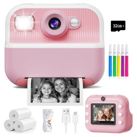Dual Lens Selfie Kids Instant Camera