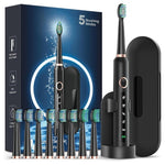 Electric Toothbrush With 8 Brush Heads & Travel Case