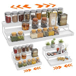 INVOCOO 3 Tier Expandable Spice Rack Organizer