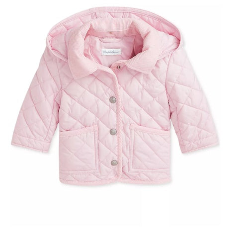 Polo Ralph Lauren Baby Girls Quilted Hooded Coat
