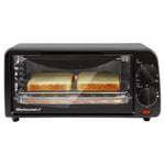 Elite Gourmet 2-Slice Toaster Oven Aluminum,Glass