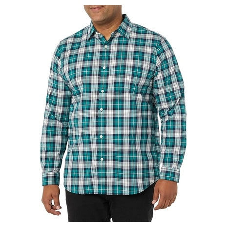 Amazon Essentials Men's Stretch Poplin Shirt