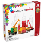 MAGNA-TILES Builder 32-Piece Magnetic Construction Set