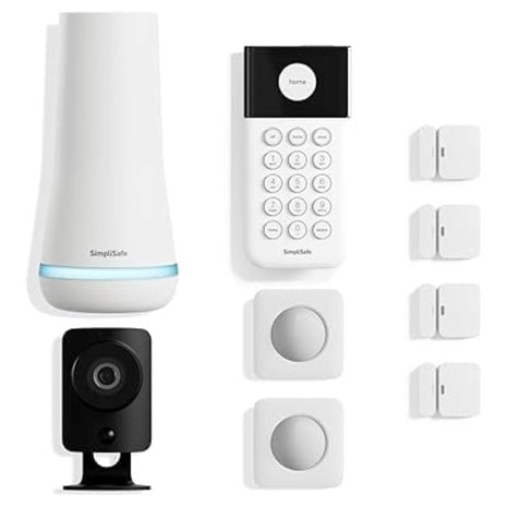 9-Piece SimpliSafe Wireless Home Security System W/ HD Camera