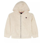 Tommy Hilfiger Girls' Minky Loose Fit Zip-Up Hoodie