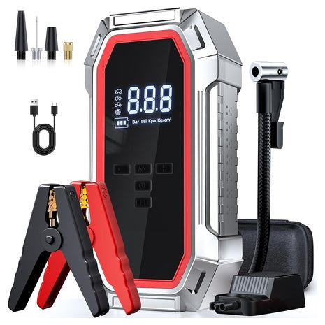 5000A Jump Starter With Air Compressor