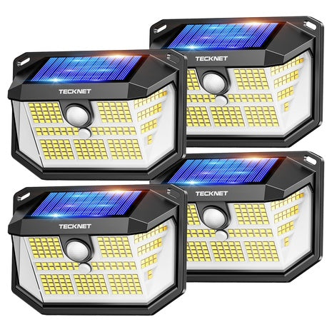 4 LED Outdoor Solar Motion Lights