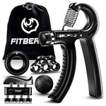 5 Piece Hand Grip Strengthener Workout Kit