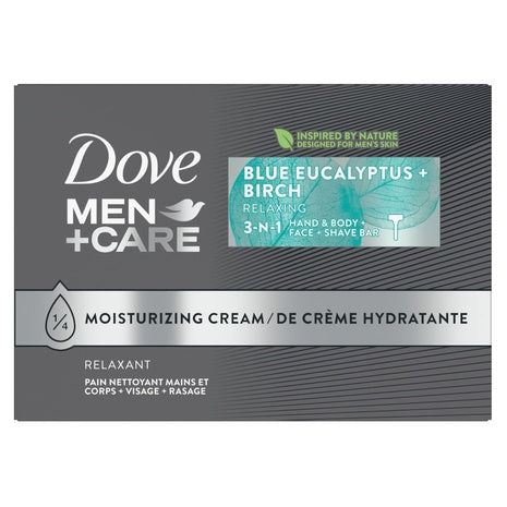 8 Dove Men's Care 3-in-1 Eucalyptus Cleanser Bars