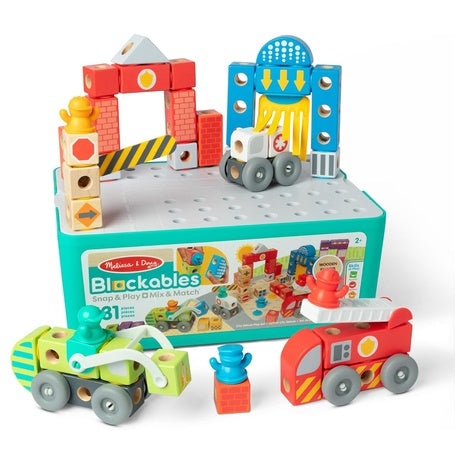 131-Piece Melissa & Doug Blockables Deluxe City Play Set