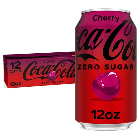 36 Cans Cherry Coke Zero Sugar