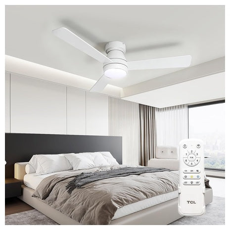 42" 3-Blades TCL Ceiling Fans With Lights