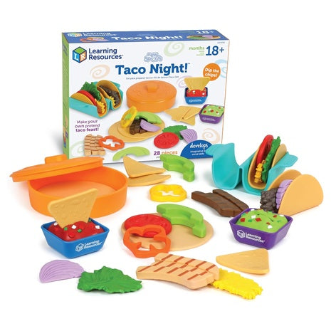 28 Piece Learning Resources New Sprouts Taco Night Set