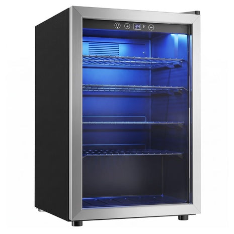 Simzlife 4.5 Cu.Ft 150 Can Beverage Refrigerator Cooler
