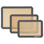 3 Amazon Basics Silicone Non-Stick Baking Mats