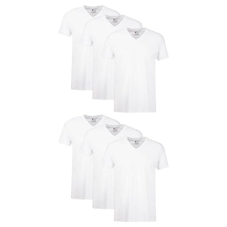 6-Pack Hanes Men's Cotton Moisture-Wicking Undershirts