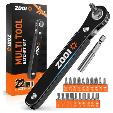 22-In-1 Pocket Ratchet Screwdriver Set