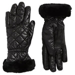 UGG All Weather Genuine Shearling Trim Quilted Women's Gloves