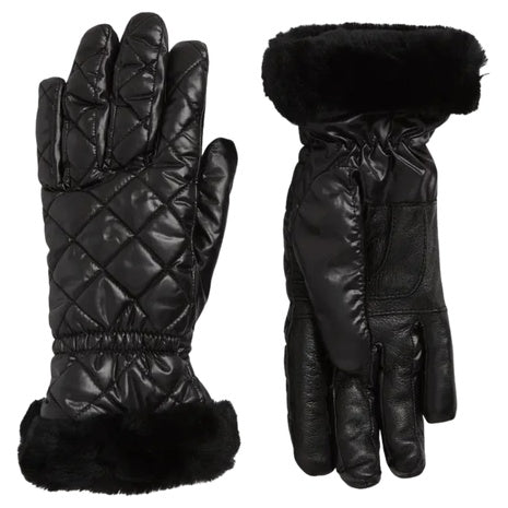 UGG All Weather Genuine Shearling Trim Quilted Women's Gloves
