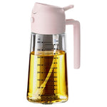 16oz Glass 2-in-1 Olive Oil Dispenser & Sprayer (Various Colors)