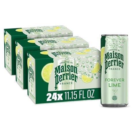 24 Cans Maison Perrier Lime Sparkling Water