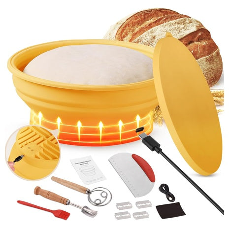 Electric Sourdough Starter Kit with Temp Control & Timer