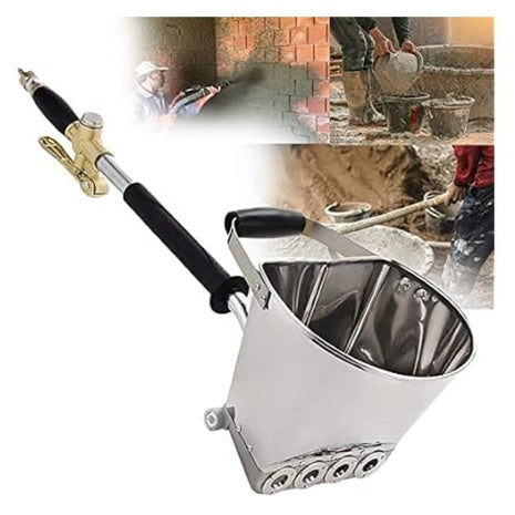 120 PSI 100 CFM Cement Mortar Sprayer Gun With 4 Jet Nozzles