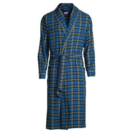 Lands' End Men's Flannel Robe (3 Colors)