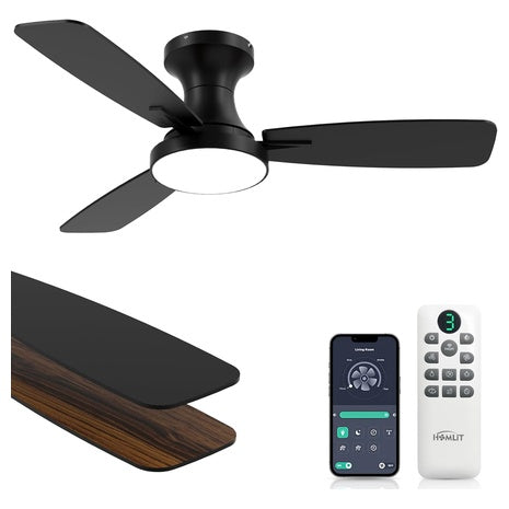 42" Smart Ceiling Fan With Light & Remote