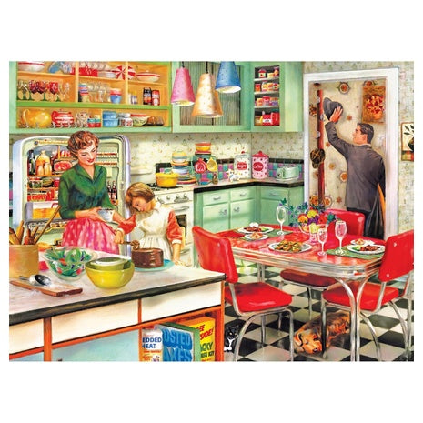 1,000-Piece Baking with Mom Jigsaw Puzzle