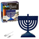 Mini Blue Electric Menorah