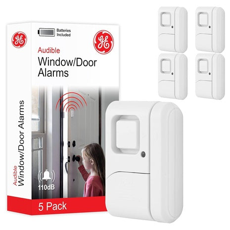 5 GE Window & Door Alarms