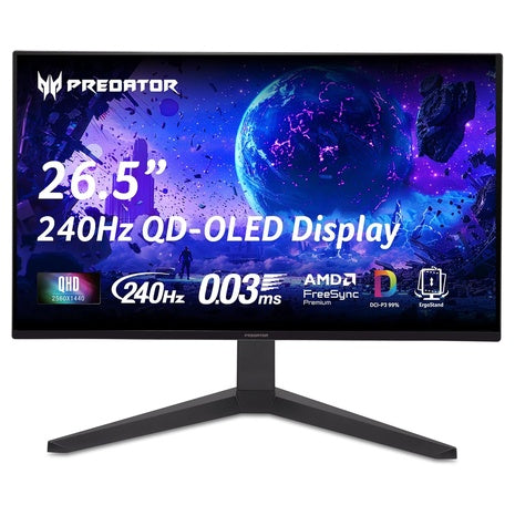 26.5" Acer Predator QD-OLED 2560x1440 240Hz Monitor