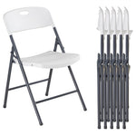 6 Heavy Duty Folding Chairs