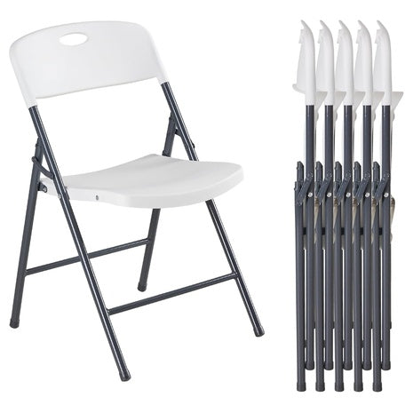 6 Heavy Duty Folding Chairs