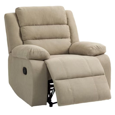 Corduroy Upholstered Manual Recliner