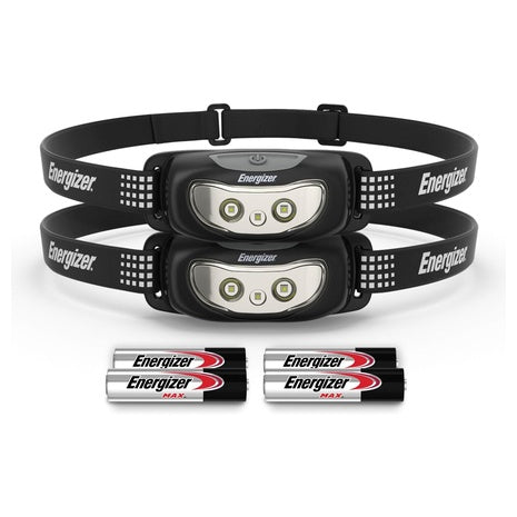 2 Energizer Universal Plus LED Headlamp with Batteries